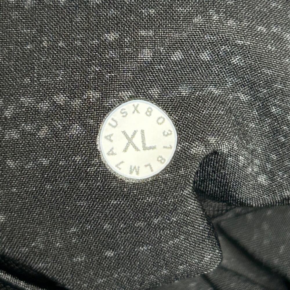 Lululemon T.H.E. Short 9" All Court Texture Deep Coal Black XL - Picture 7 of 10